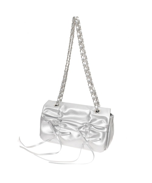 【Gentlewoman】BOW STRAP SHOULDER BAG リボンショルダーバッグ ショルダーバッグ バッグ リボンポイントショルダーバック