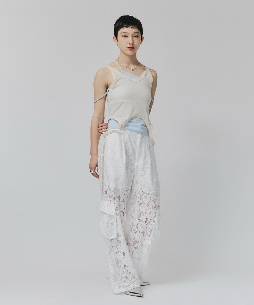 led.tokyo タンクトップ ノースリーブ 「led.tokyo」レイヤードタンク