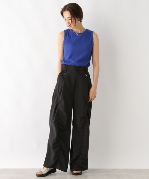 みぃも LEPSIM パンツ フロントシャーリングパンツ 125829 レディース