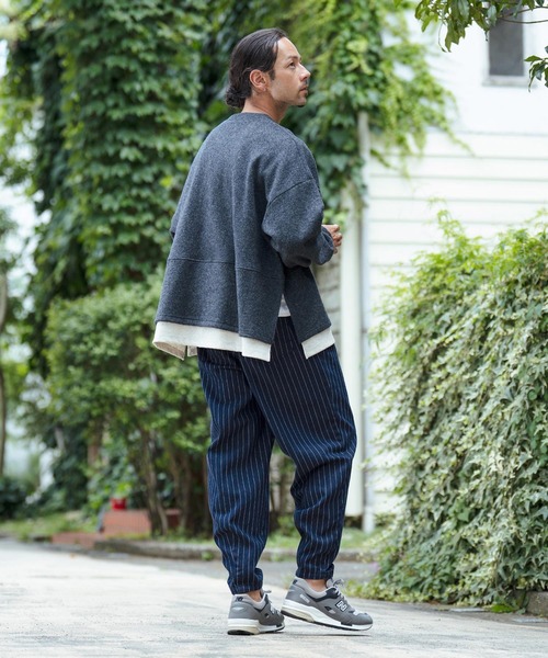 CAMBIO ジーンズ mp12563-12oz Stripe Jacquard Denim Balloon