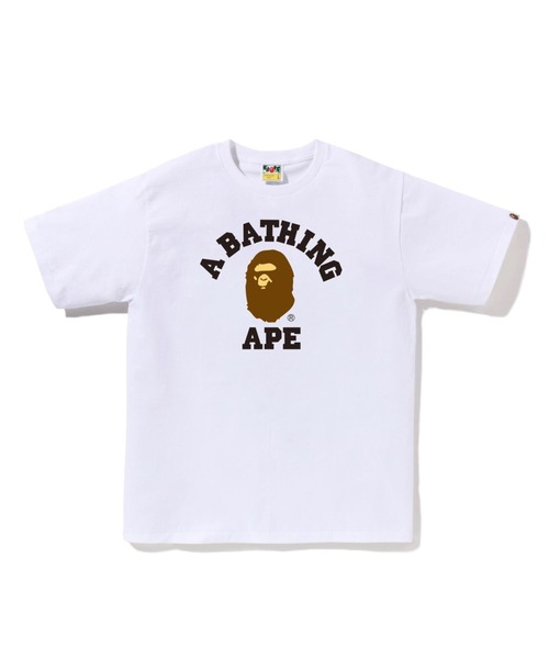 A BATHING APE tシャツ COLLEGE TEE メンズ レディース : ZOZOTOWN 
