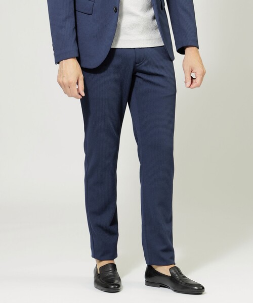 EPoca Uomo ストライプパンツ EPOCA UOMO ウールストライプパンツ