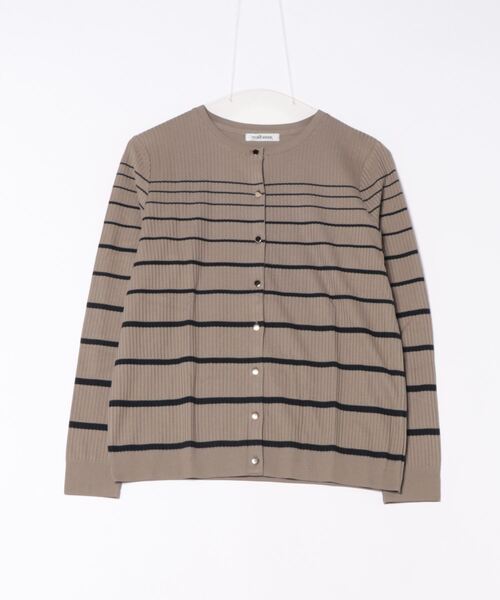 NEWYORKER（ニューヨーカー） カーディガン リブ風グラデーション