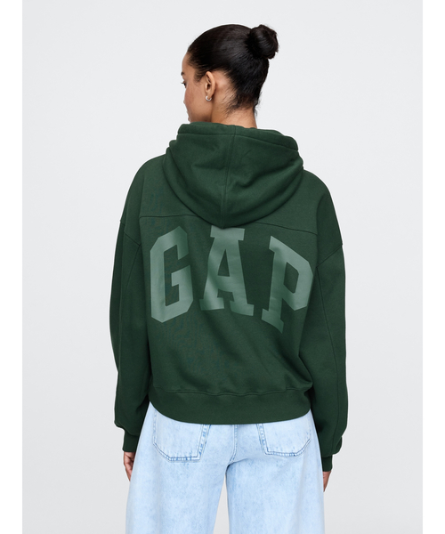 パーカー ヴィンテージソフト ジップアップ ウェッジパーカー レディース GAP パーカー ヴィンテージソフト クロップド レディース