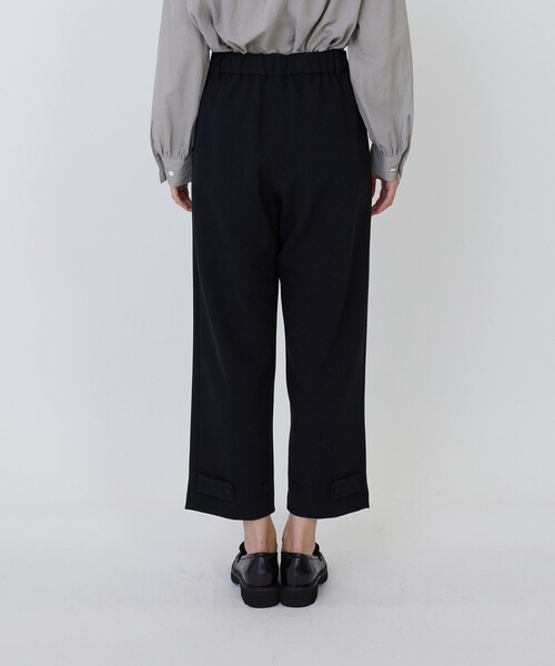 LOISIR パンツ ダブルクロスアジャスター付きパンツ レディース