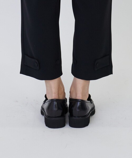 LOISIR パンツ ダブルクロスアジャスター付きパンツ レディース