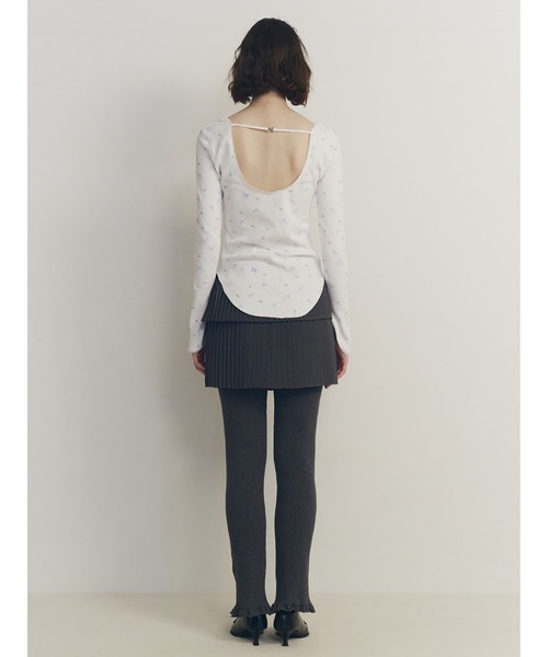 スカート SORIN Wool Blend Rib Balloon Knit Skirt SORIN Wool Blend Rib Balloon Knit Skirt
