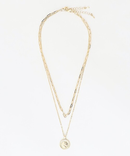 UNFILO（アンフィーロ） ネックレス コイン/ハート ネックレス 2点