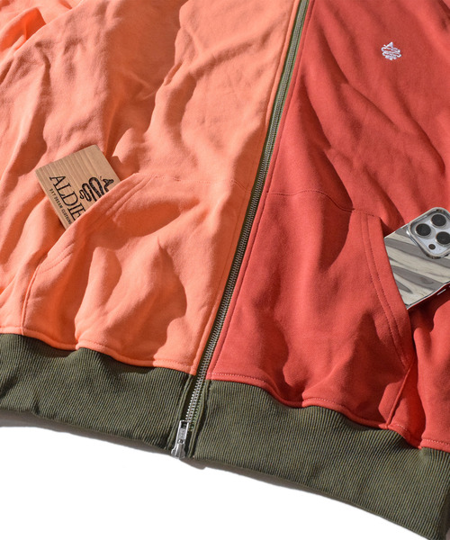 ALDIES パーカー Wide Zip Parka / ワイドジップパーカー メンズ