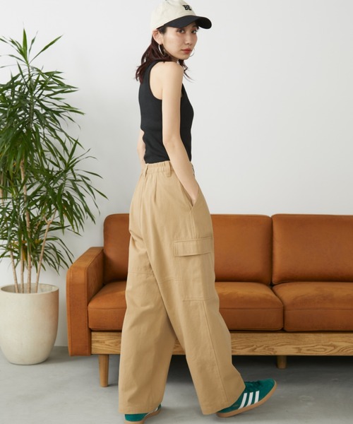 Auntie Rosa Holiday（アンティローザホリデー） カーゴパンツ ツイル