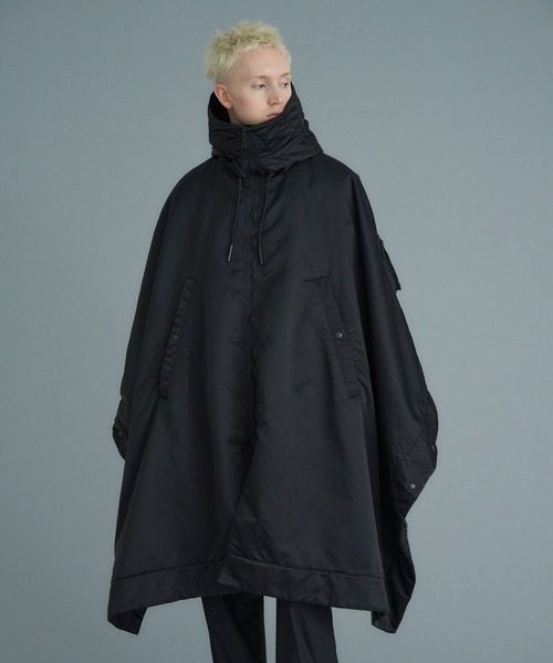 glamb グラム ポンチョ ダッフルコート 変形 モード 個性派 カシミヤ S
