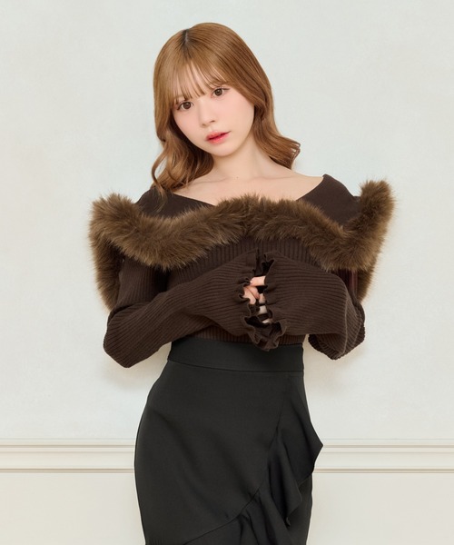 完売品✨オーシバル　タンブークレセーラーニット　蜂エンブレム　ゆったり22AW 完売品✨オーシバル タンブークレセーラーニット 蜂エンブレム