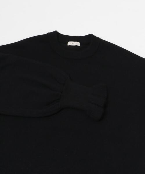 LAATO（ラート） ニット セーター frill sleeve knit レディース