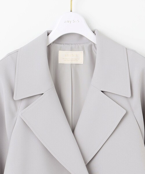 ANY SIS（エニィスィス） トレンチコート コート 「洗える」Noble