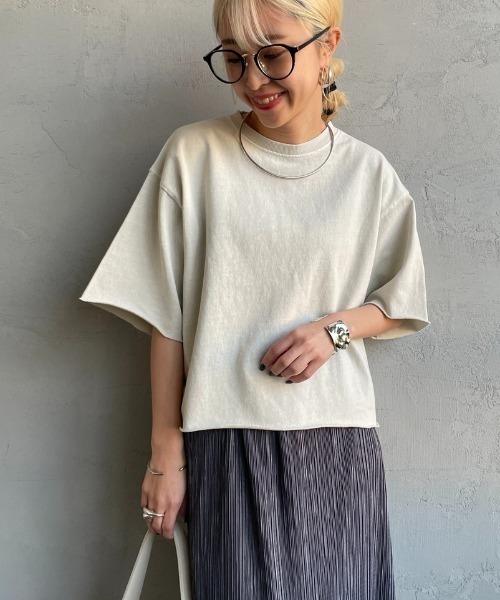tシャツ SHEER STRIPE TEE レディース LE CERCLE par ropé(ル セルクル パー ロペ) / 【STAR＆STRIPE