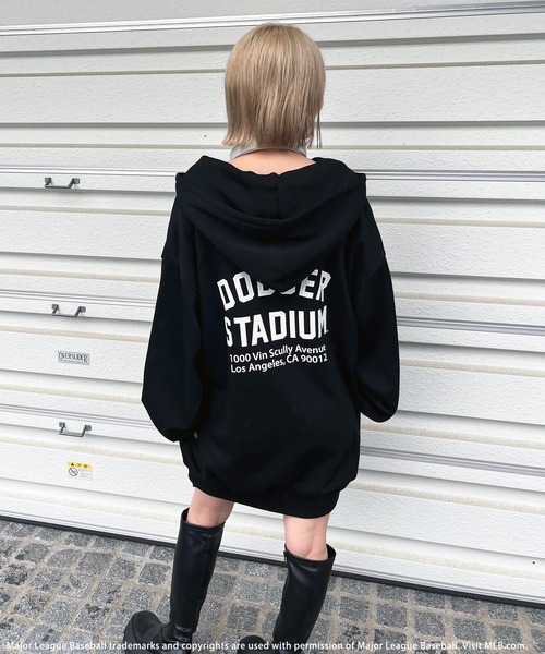 BACK TO THE FIELD ワンピース 「MLB」クラックプリントパーカー