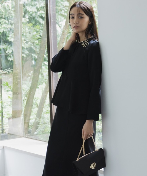 kaene ブラックワンピース kaene ワンピース 「kaene」「喪服」ブラックワンピース/礼服