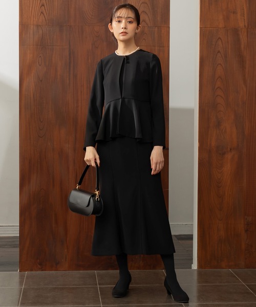 kaene ブラックワンピース kaene ワンピース 「kaene」「喪服」ブラックワンピース/礼服