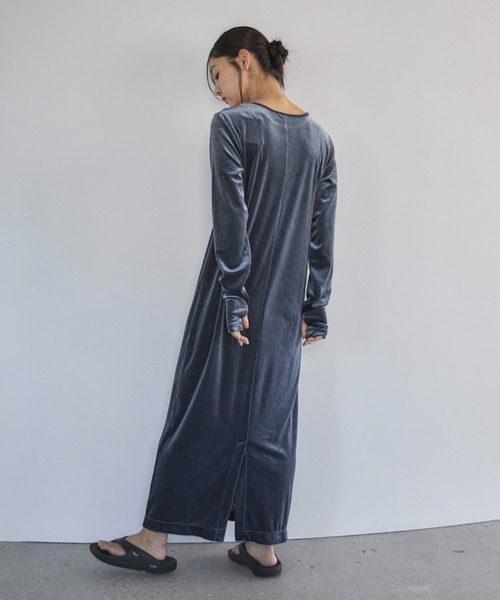 feepur ワンピース 「TALL/2Tサイズあり」ベロアロング