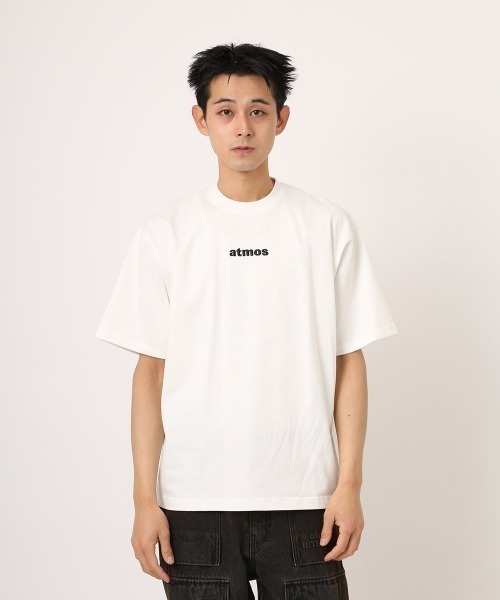Aマッソ atmos 滑稽 長袖Tシャツ atmos（アトモス） tシャツ atmos Embroidery Classic Logo T-shirt