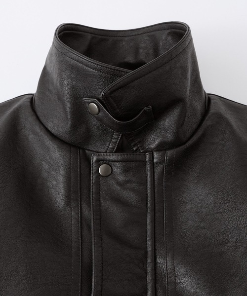 「MONO-MART」 ジップアップブルゾン L キャメル メンズ_画像5