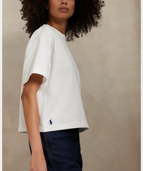 POLO RALPH LAUREN tシャツ コットン ジャージー クロップド