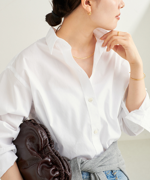 試着のみ　Plage　ブラウス　シャツ　ブラージュ　ホワイト plage ブラウス シャツ Elegant レディース : ZOZOTOWN Yahoo!店