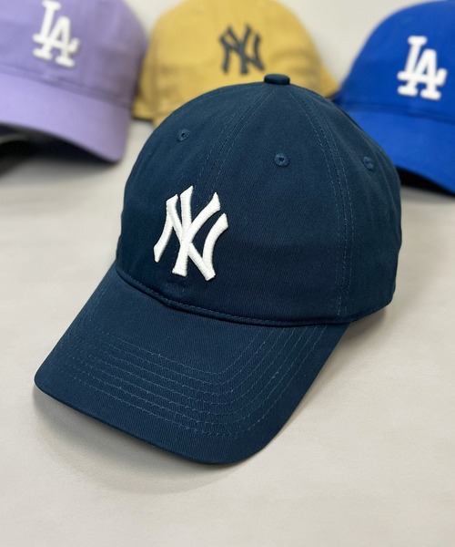 MLB KOREA ベースボールロゴキャップ 日本未発売商品】MLB Korea ダイヤモンド刺繍ロゴパッチベース