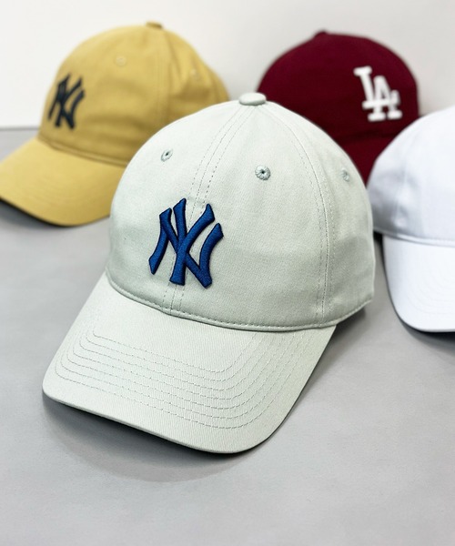MLB KOREA ベースボールロゴキャップ 日本未発売商品】MLB Korea ダイヤモンド刺繍ロゴパッチベース