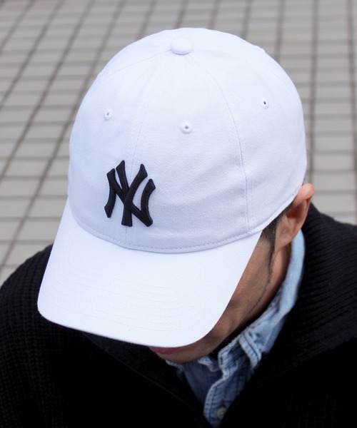 【韓国MLB Korea】リーグロゴアンストラクチャーキャップ MLB MLB Korea キャップ 帽子 「MLB」日本未発売モデル MLB コリア