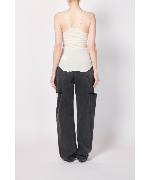 タンクトップ ノースリーブ HAKUJI TWIST COTTON BRA TT レディース HAKUJI タンクトップ ノースリーブ TWIST COTTON BRA TT