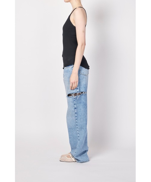 タンクトップ ノースリーブ HAKUJI TWIST COTTON BRA TT レディース HAKUJI タンクトップ ノースリーブ TWIST COTTON BRA TT