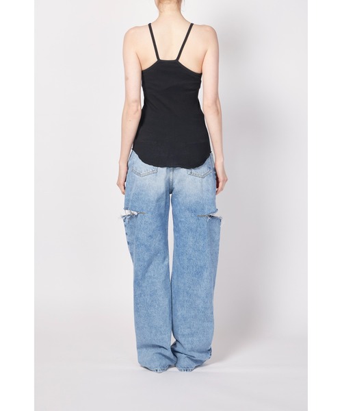 タンクトップ ノースリーブ HAKUJI TWIST COTTON BRA TT レディース HAKUJI タンクトップ ノースリーブ TWIST COTTON BRA TT