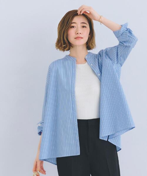 ブラウス シャツ バックシャーリング シャツブラウス レディース grove ブラウス シャツ バックシャーリングシャツ レディース