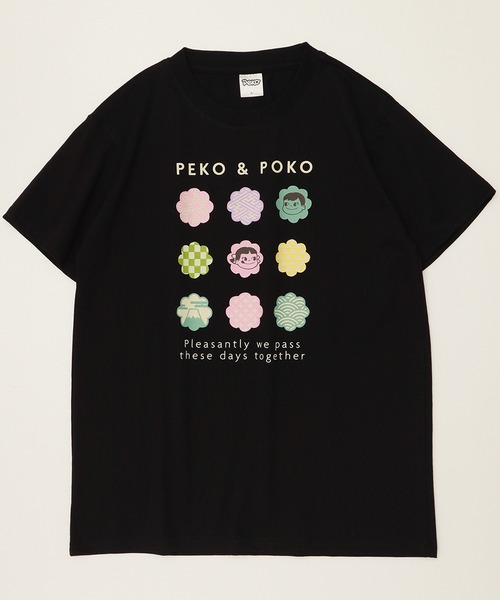 新品未使用　ペコちゃん　Tシャツ  半袖Tシャツ  バックプリント　ユニセックス 楽天市場】ペコちゃん PEKO ユニセックス半袖Tシャツ ライト