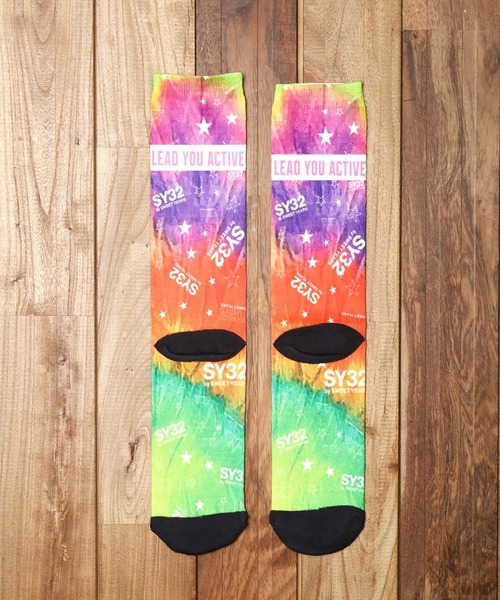 SY32 by SWEET YEARS 靴下 「RS」「SY32 YEARS」GRAPHIC SOX