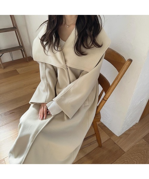 出品終了‼️Giunon big collar coat / ビッグカラーコート GIUNON（ジウノン）の「big collar coat / ビッグカラーコート（その他