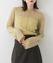 tシャツ ウェーブジャガードトップ レディース｜ZOZOTOWN Yahoo!店
