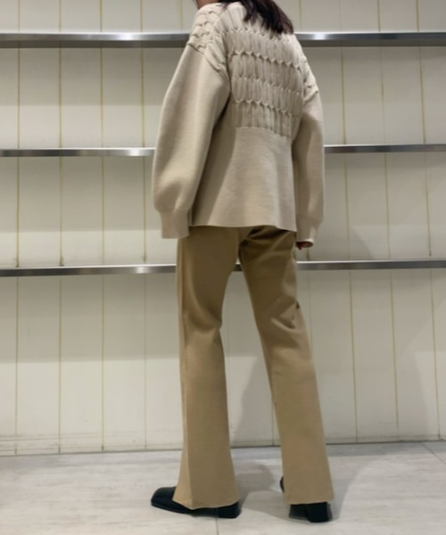 「styling/」 イージーパンツ 1 ベージュ レディース_画像4