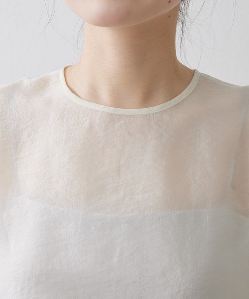 Whim Gazette ブラウス シャツ シアーTシャツ レディース