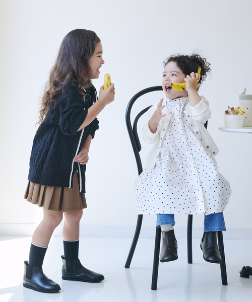 IENA ENFANT（イエナアンファン） ワンピース ドットシャツワンピース