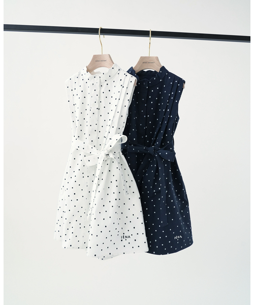 IENA ENFANT（イエナアンファン） ワンピース ドットシャツワンピース