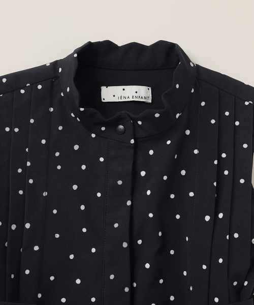 IENA ENFANT（イエナアンファン） ワンピース ドットシャツワンピース