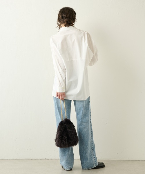 [Whim Gazette] Denim брюки 38 темно-синий женский 
