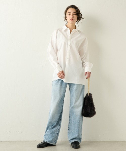 [Whim Gazette] Denim брюки 38 темно-синий женский 