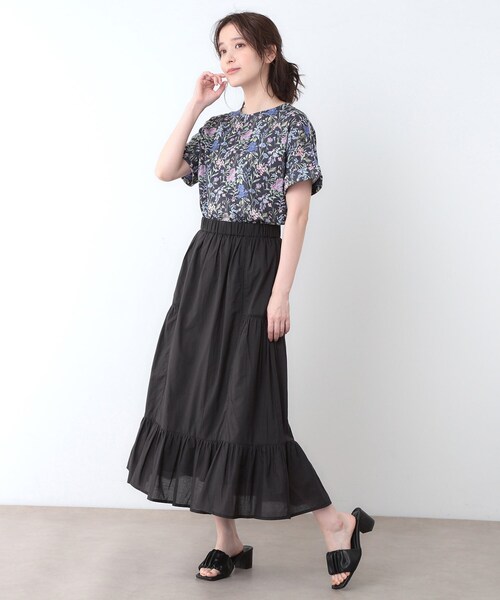 LAURA ASHLEY（ローラアシュレイ） スカート 「ウエストゴム／SETUP可