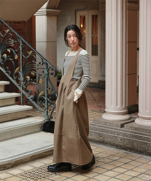 titivate（ティティベイト） ジャンパースカート Uネックコクーン