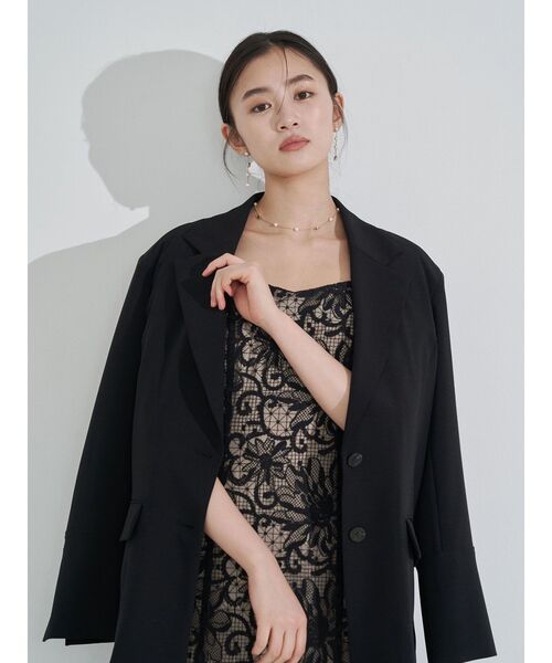 【未使用】LAGUNAMOON LADYボレロセットレースキャミワンピース M LAGUNAMOON ドレス LADYボレロセットレースキャミワンピース