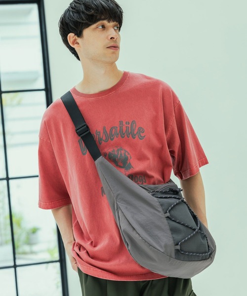 LAKOLE（ラコレ） ショルダーバッグ メッシュコンビラージショルダー