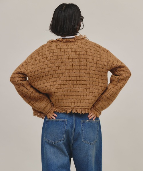 Curensology（カレンソロジー） ニットカーディガン FREE ネイビー